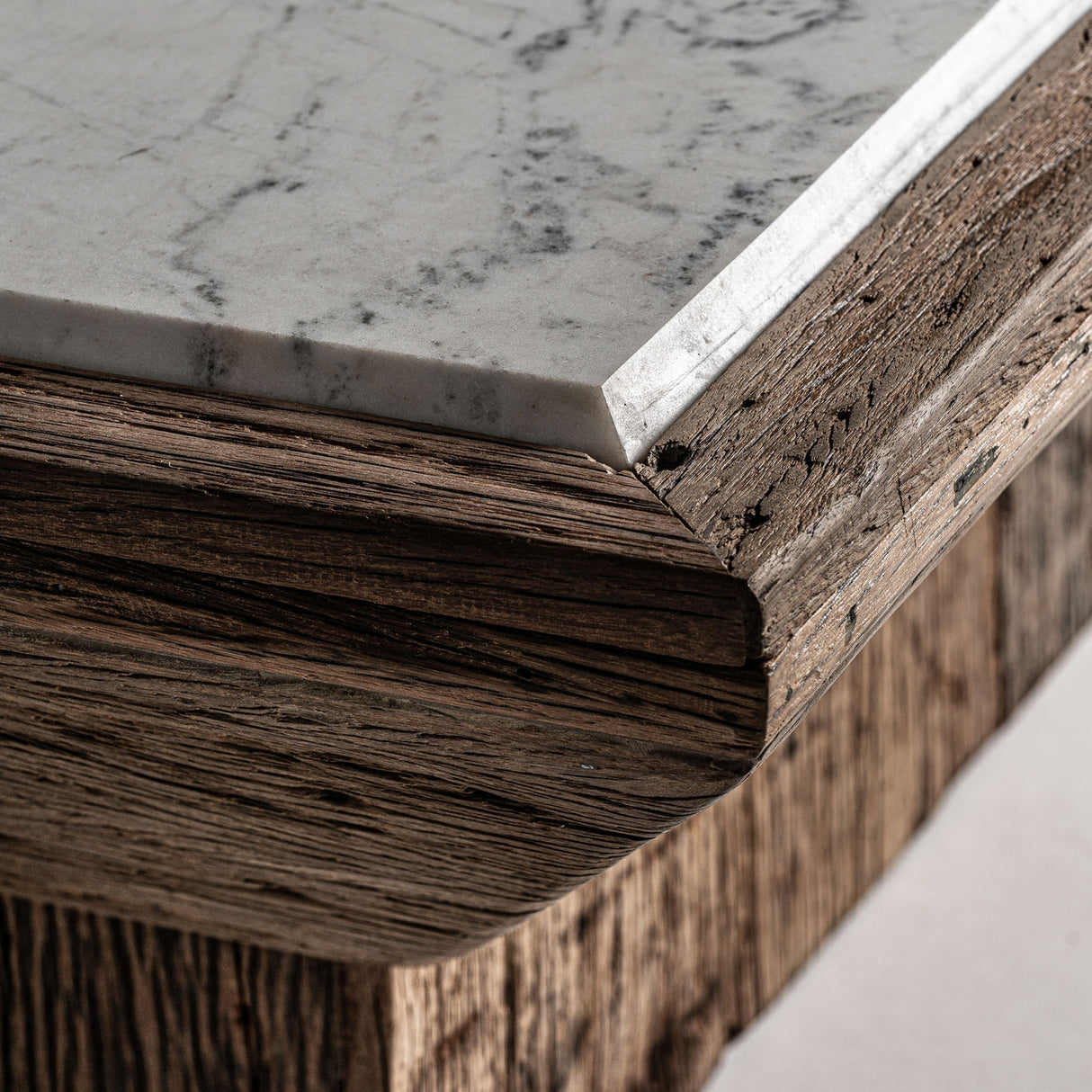 Modern furniture - White Marble Top Coffee Table - www.oroa.com | Oroa.com