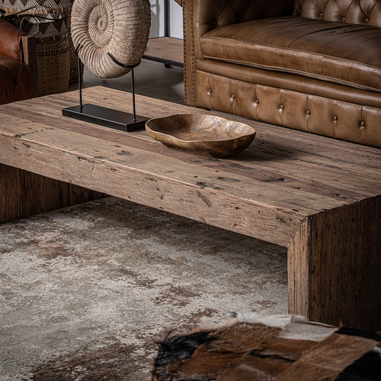 Modern furniture - Rustic Pine Coffee Table - www.oroa.com | Oroa.com