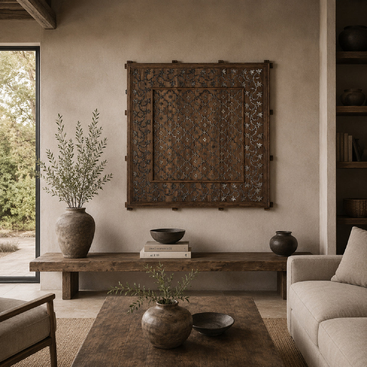Antique Wooden Wall Art | Oroa.com