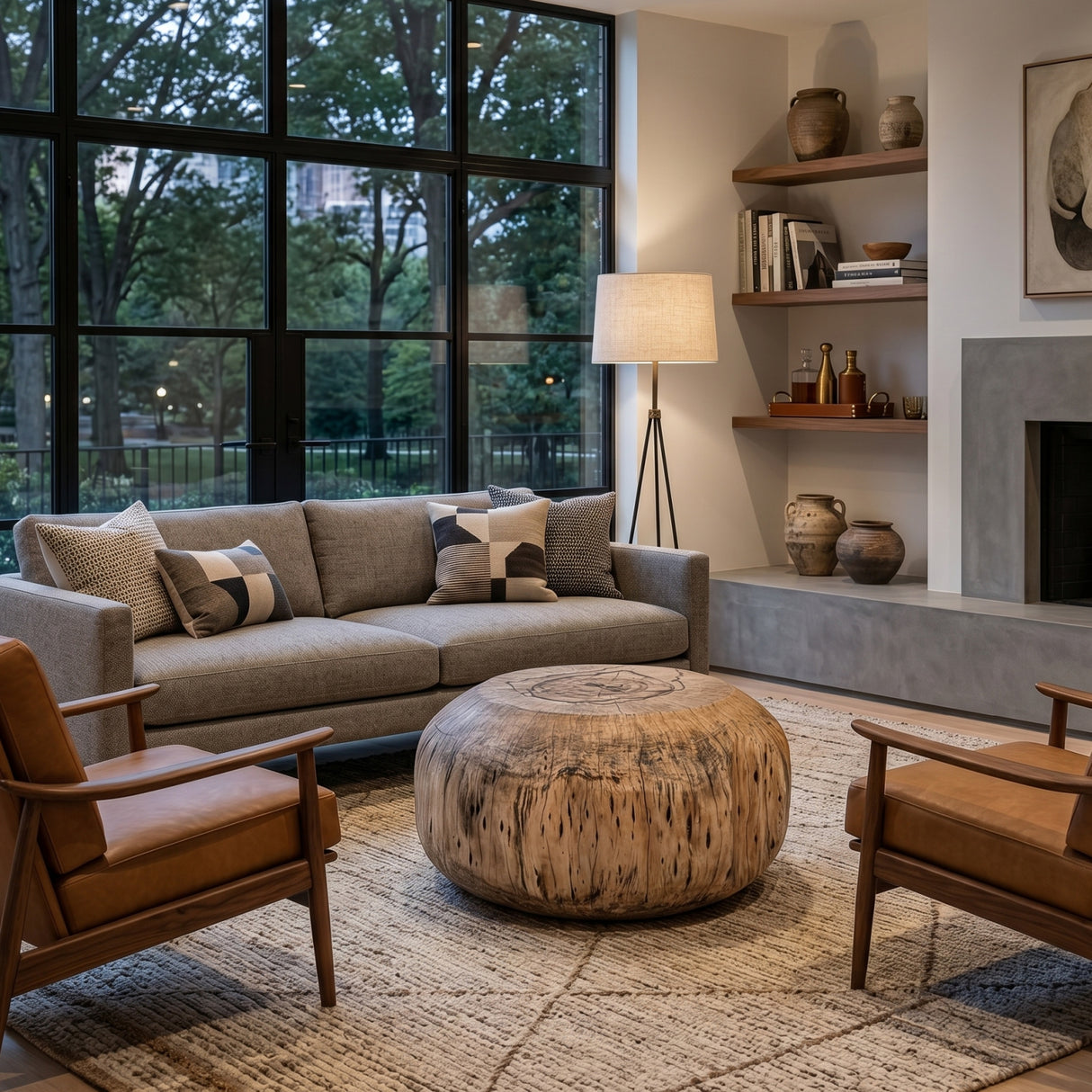 Rustic Tamarind Wood Coffee Table | Oroa.com