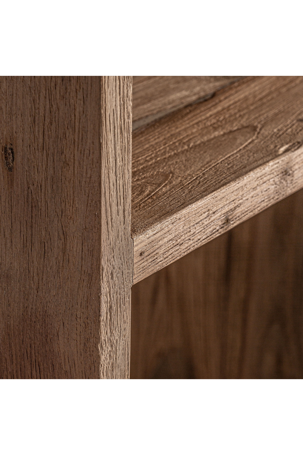 Natural Teak Minimalist Bookshelf | Oroa.com
