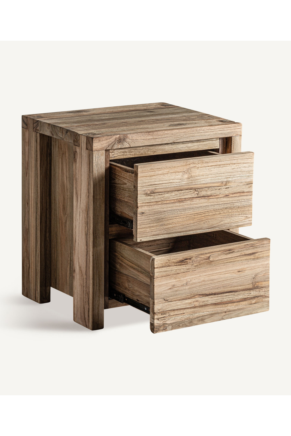 Teak 2-Drawer Nightstand | Vical Home Lux | Oroa.com
