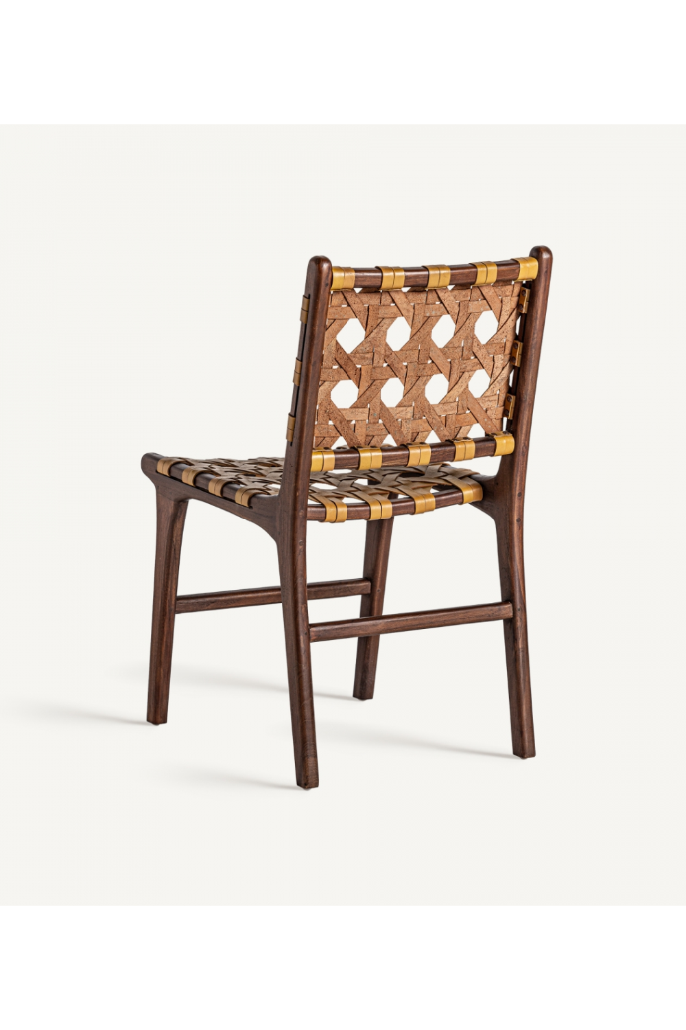 Yellow Leather Dining Chair (2) | Vical Home Strand | Oroa.com