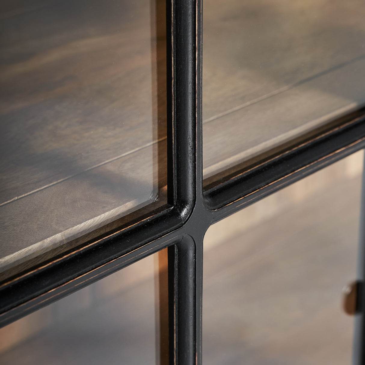 Modern European furniture - Black Wooden Modular Display Cabinet - www.oroa.com | Oroa.com