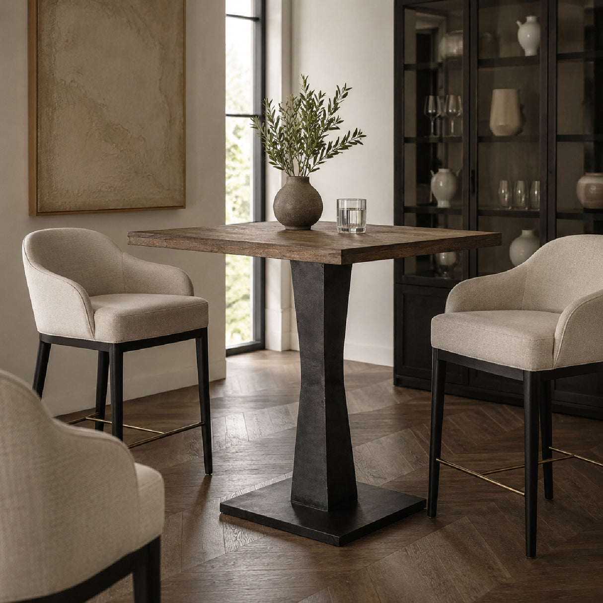 Brown Mango Wood Bar Table | Oroa.com
