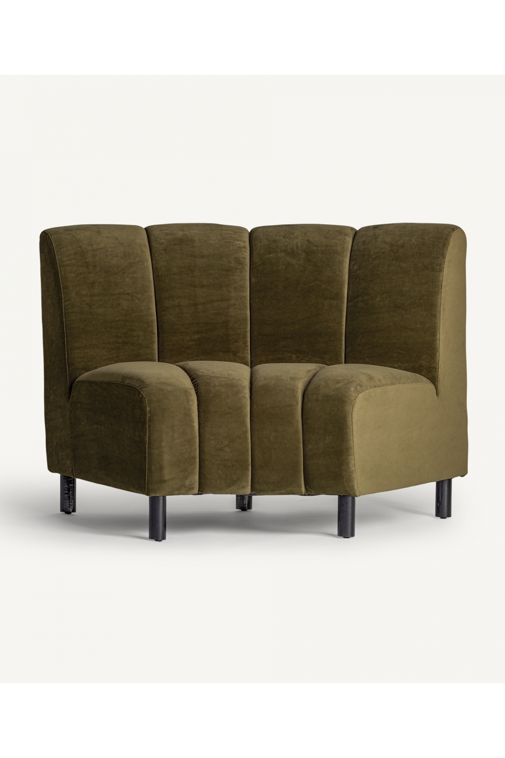 Green Velvet Corner Sofa | Vical Home Shul | Oroa.com