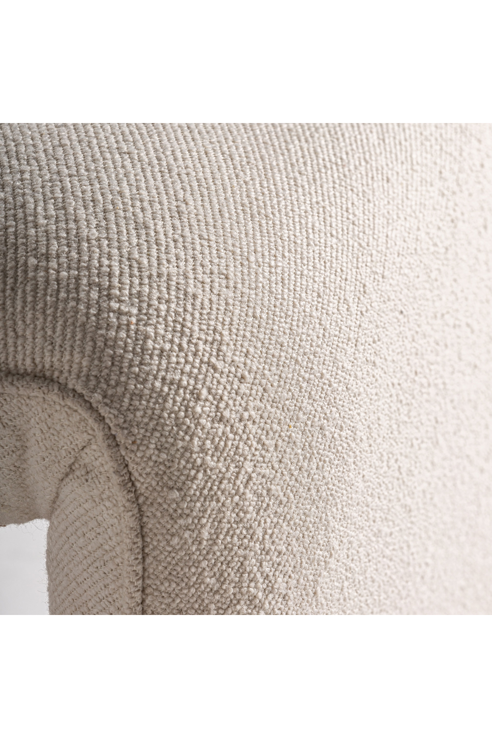 Wavy White Lounge Chair | Vical Home Asberg | Oroa.com