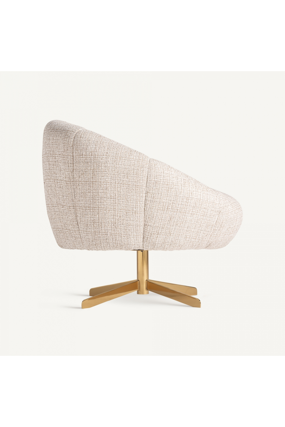 Off-White Swivel Armchair | Vical Home Teglio | Oroa.com