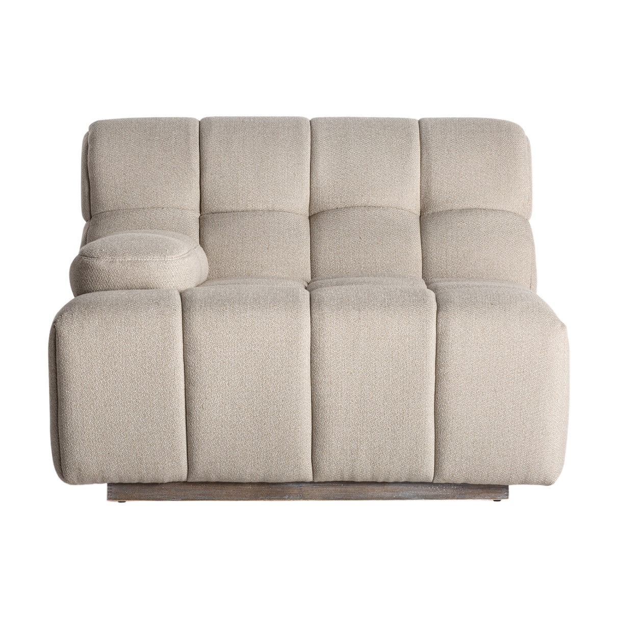 Modern furniture - White Square-Tufted Module Sofa - www.oroa.com | Oroa.com