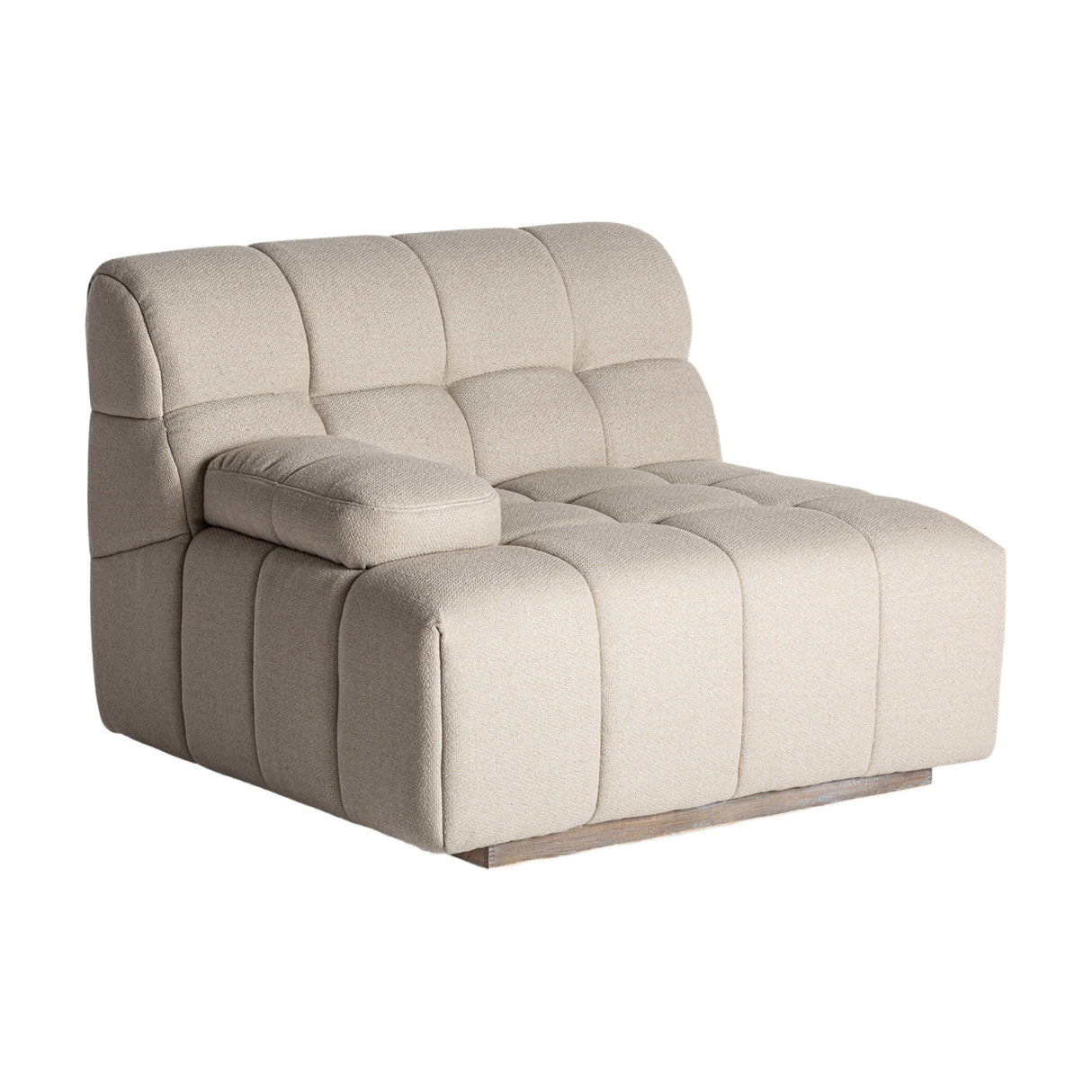 Modern furniture - White Square-Tufted Module Sofa - www.oroa.com | Oroa.com
