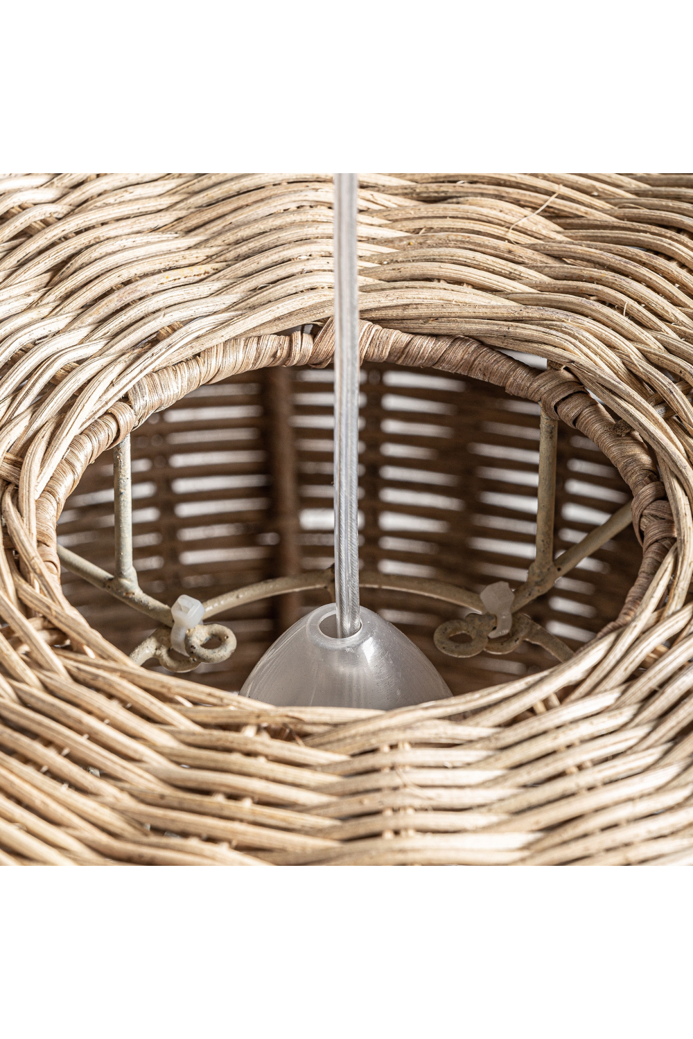Oval Rattan Hanging Lamp M | Oroa.com