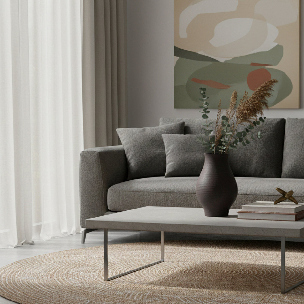 Black Ceramic Vase | Vical Home Nohae | Oroa.com