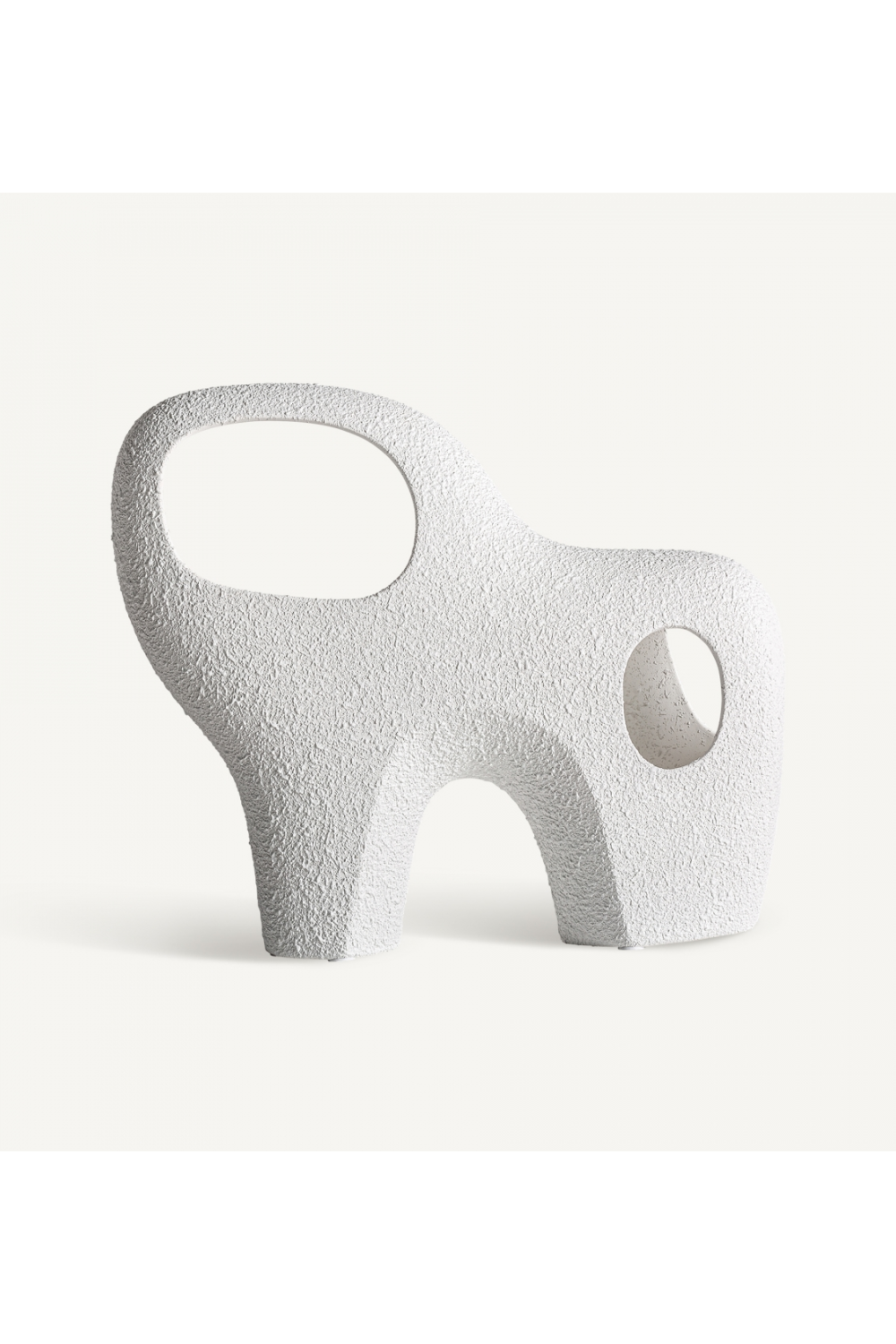 White Ceramic Abstract Decor Figure | Vical Home Gissel | Oroa.com