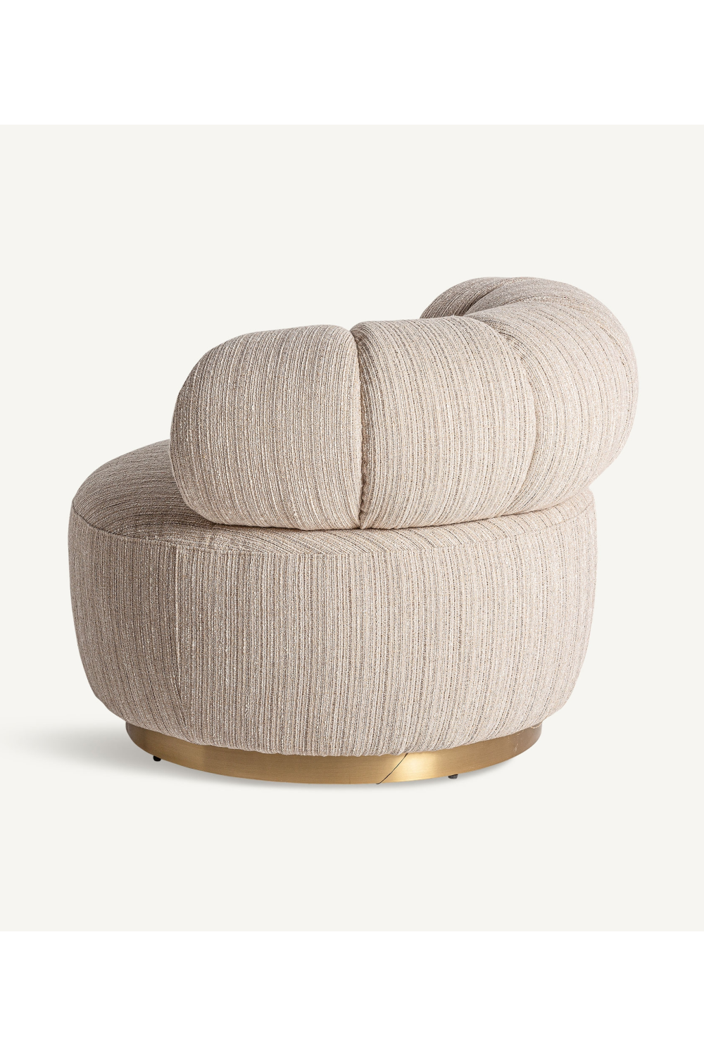 Beige Bouclé Round Armchair | Vical Home Hofsos | Oroa.com