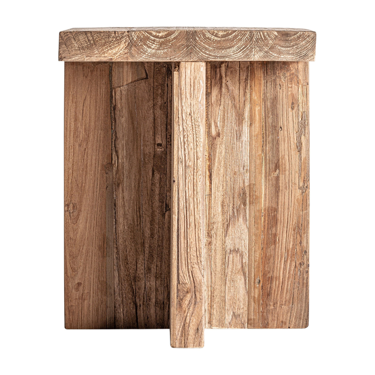 Natural Teak Outdoor Side Table | Vical Home Pure