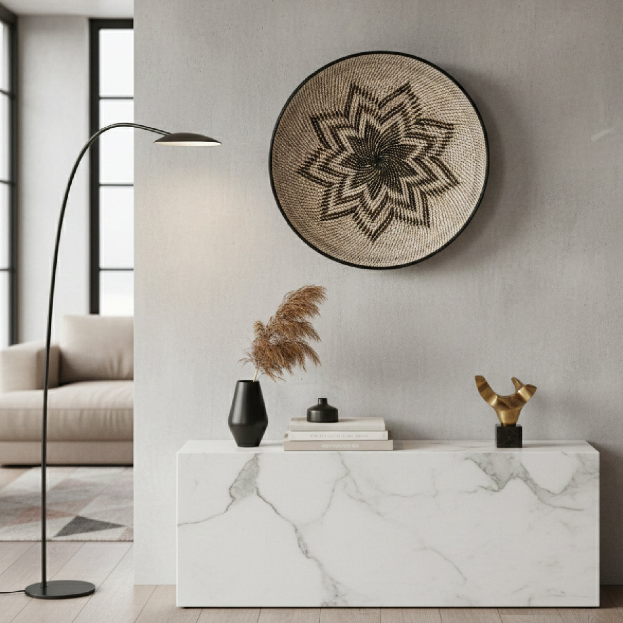 Boho Rattan Decorative Plate | Vical Home