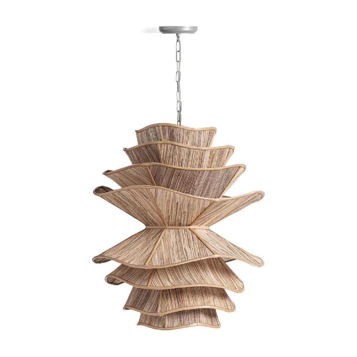 Modern European furniture - Coconut Wood Boho Pendant Light - www.oroa.com | Oroa.com