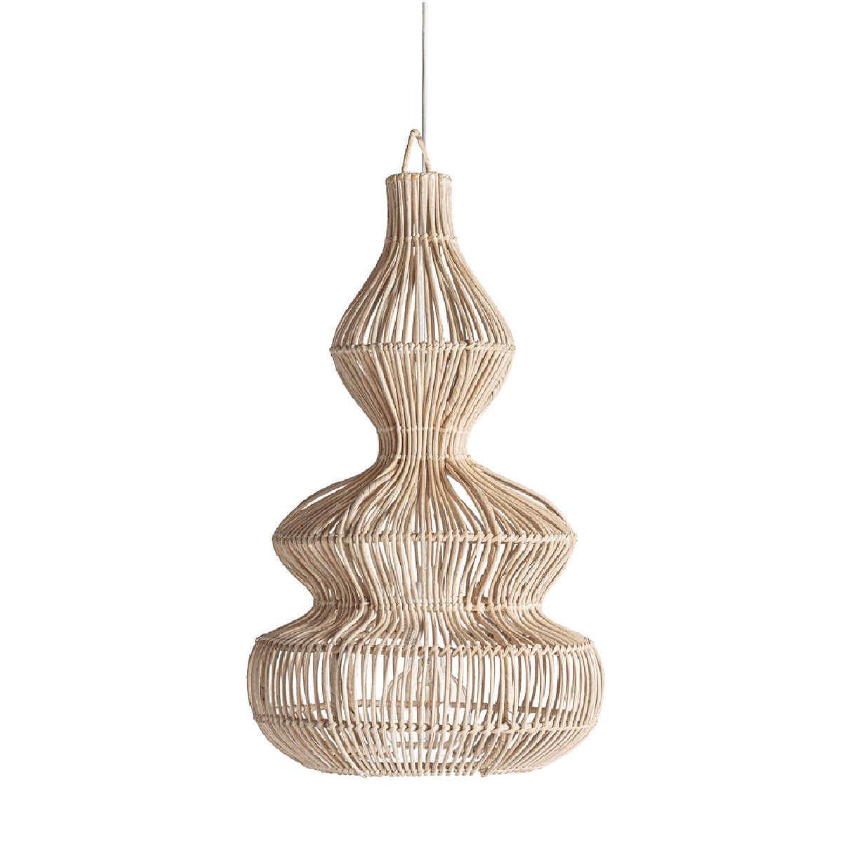 Wavy Rattan Pendant Light | Oroa.com