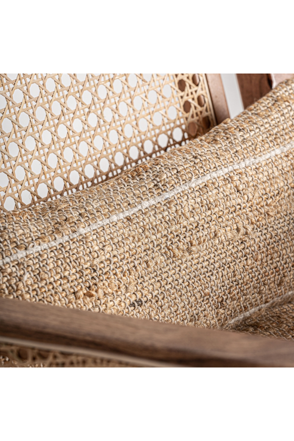 Jute Padded Seat Armchair | Vical Home Hickory | Oroa.com