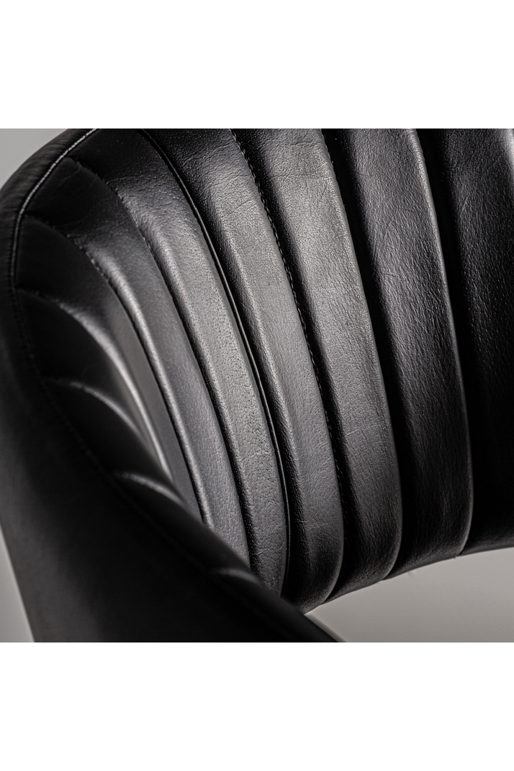 Black Leather Dining Chair (2) | Vical Home Jarpen | Oroa.com