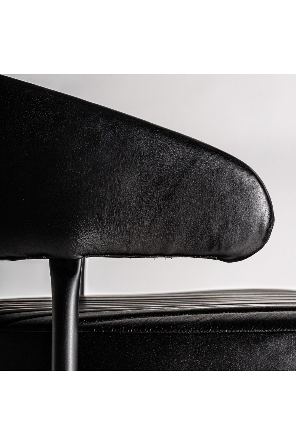 Black Leather Dining Chair (2) | Vical Home Jarpen | Oroa.com