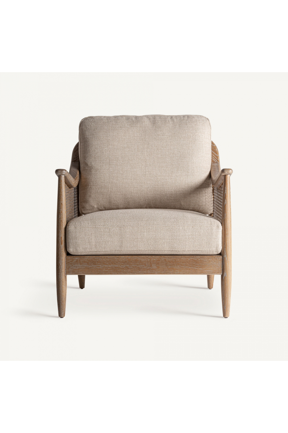 Canework Padded Lounge Armchair | Vical Home Bolzano | Oroa.com