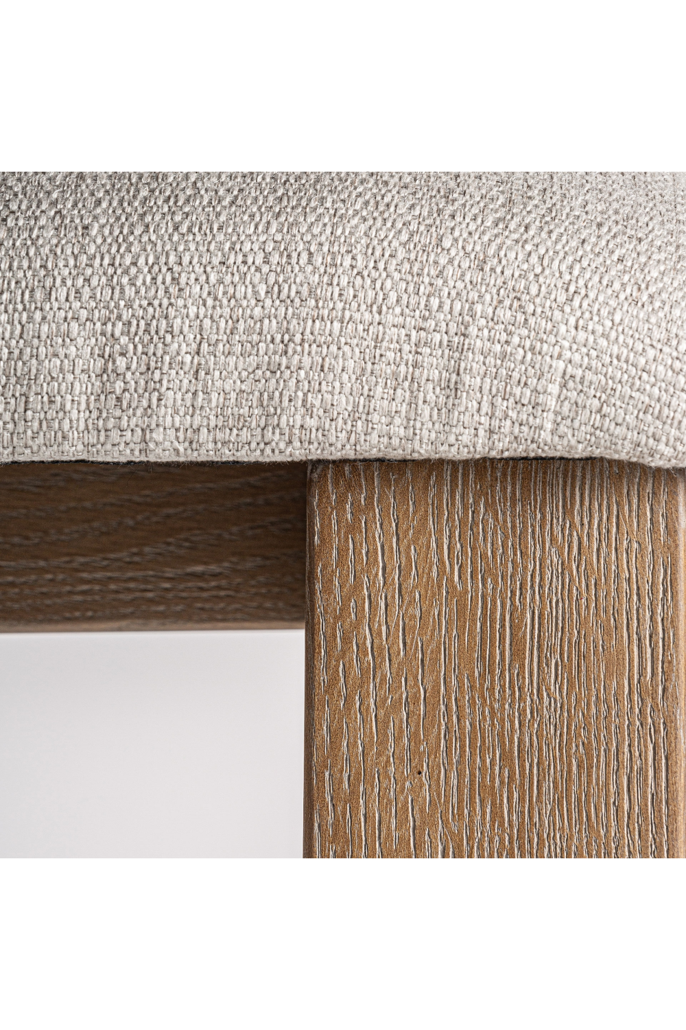 White Padded Dining Chair (2) | Vical Home Oris | Oroa.com