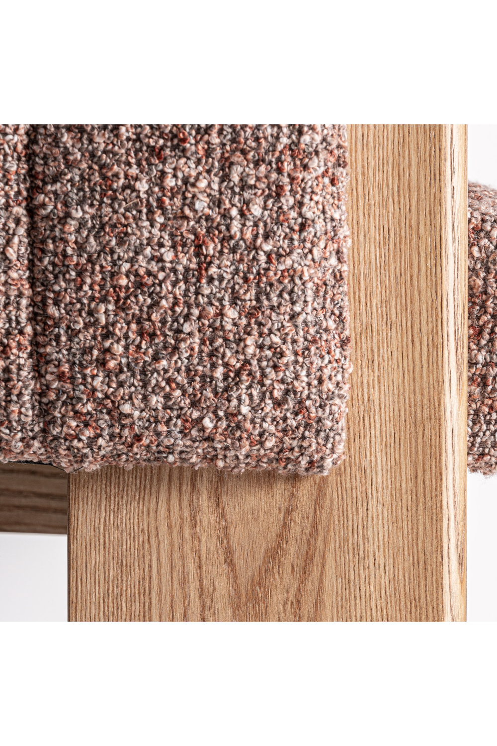 Brown Curved Accent Chair | Vical Home Cluny | Oroa.com