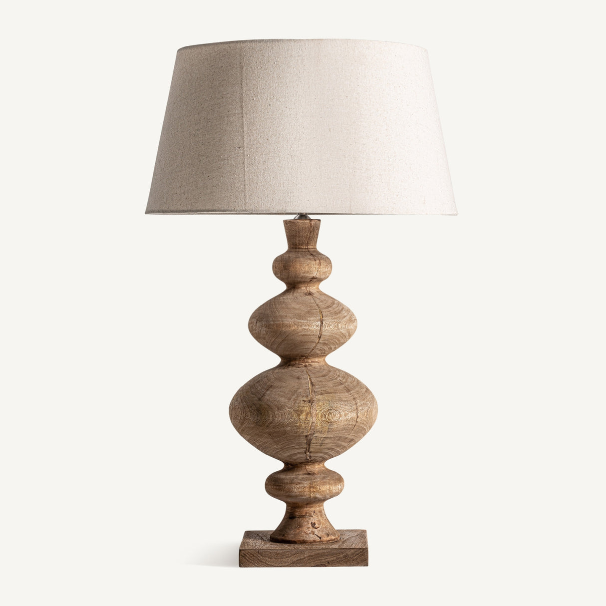 White Cotton Shade Table Lamp | Oroa.com