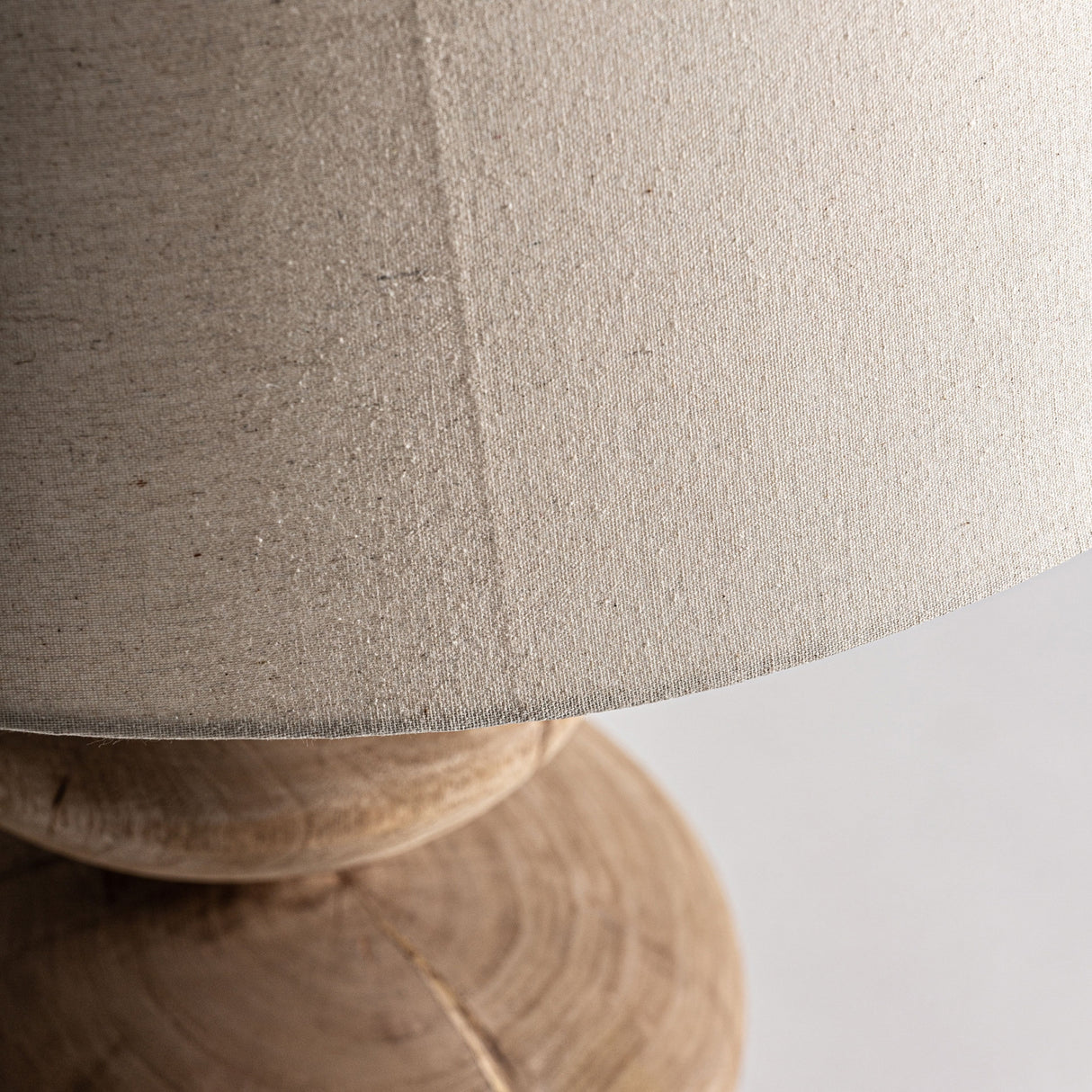 White Cotton Shade Table Lamp | Oroa.com