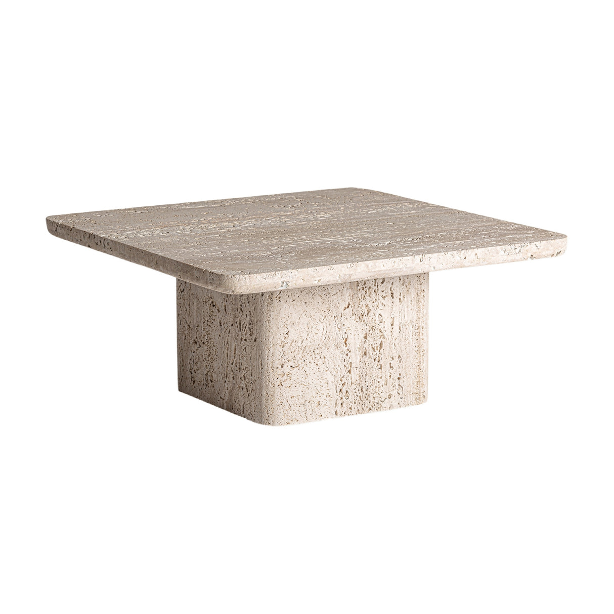Modern furniture - Beige Travertine Coffee Table - www.oroa.com | Oroa.com