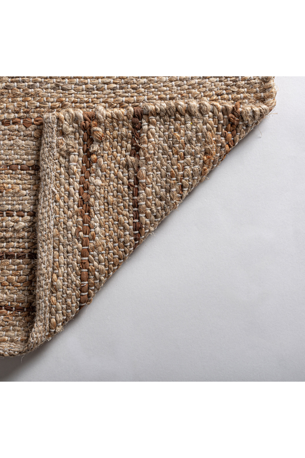 Jute And Leather Carpet 11'5" X 8' | Vical Home Thimba | Oroa.com