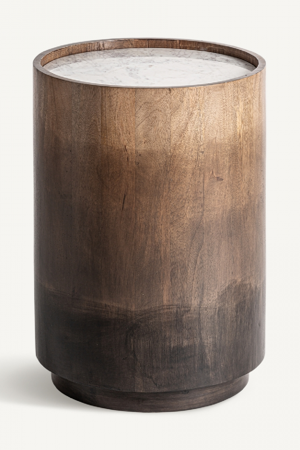 Mango Wood Cylindrical Side Table | Vical Home Arneke | Oroa.com