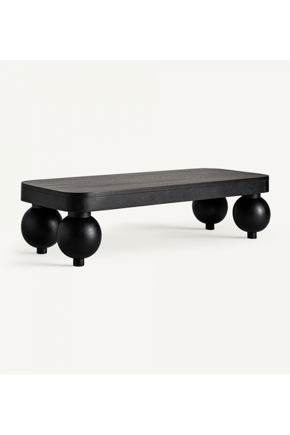 Black Mango Wood Coffee Table | Vical Home Zeniva | Oroa.com