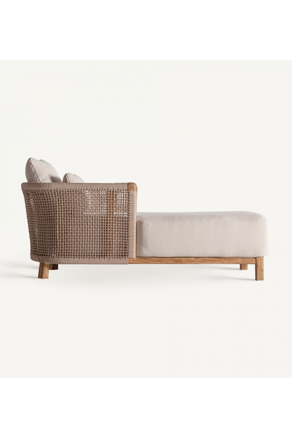 Rope Back Outdoor Chaise Longue | Vical Home Trena | Oroa.com