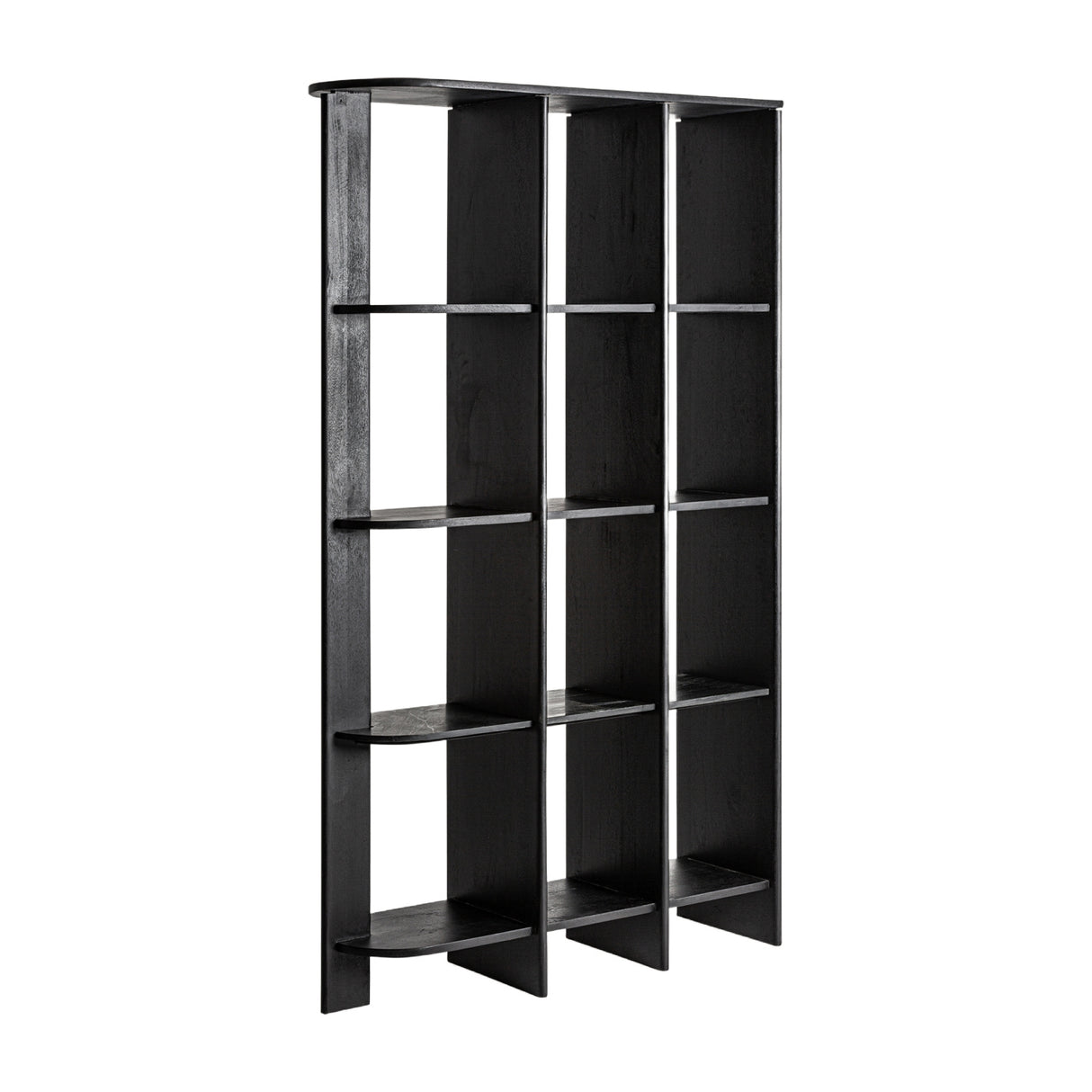 Modern European furniture - Black Mango Wood Shelf M - www.oroa.com | Oroa.com