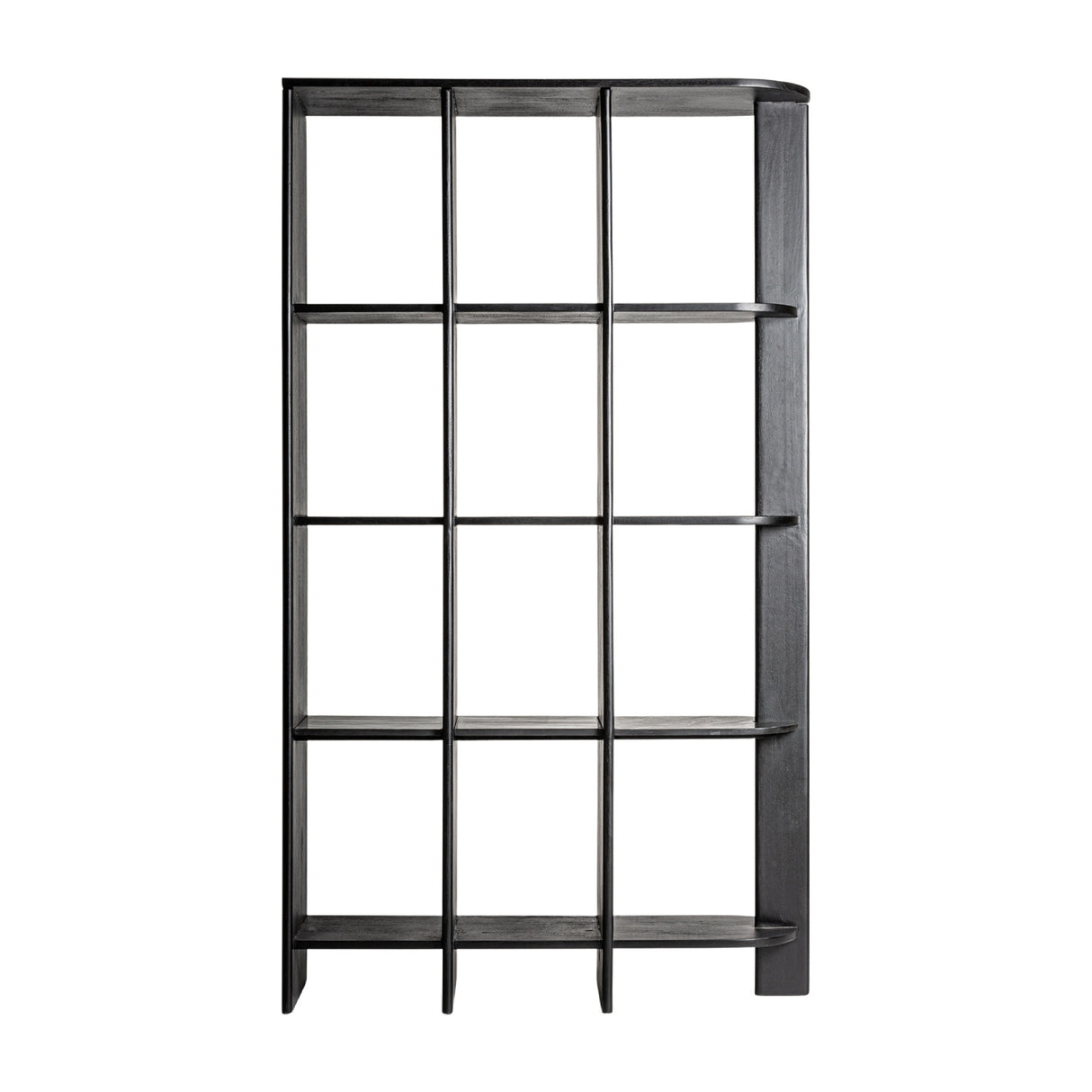Modern European furniture - Black Mango Wood Shelf M - www.oroa.com | Oroa.com