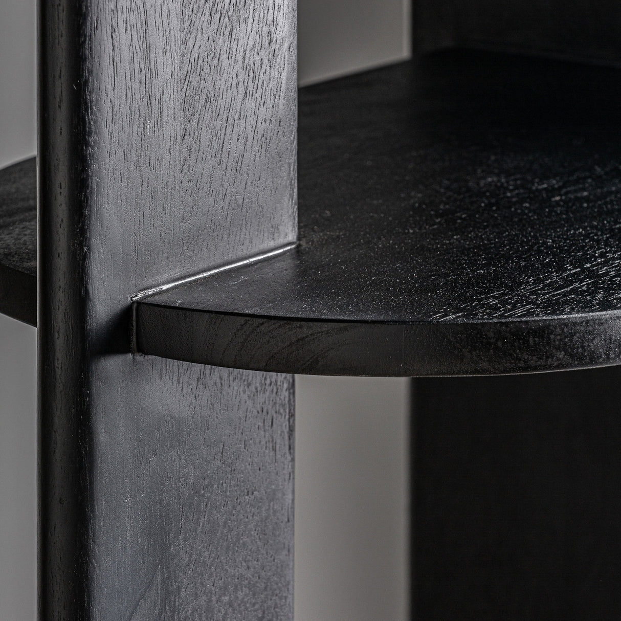 Modern European furniture - Black Mango Wood Shelf M - www.oroa.com | Oroa.com