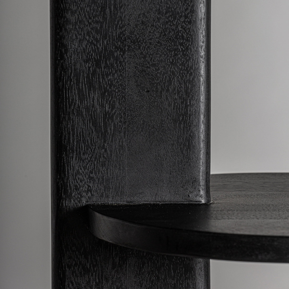 Modern European furniture - Black Mango Wood Shelf M - www.oroa.com | Oroa.com