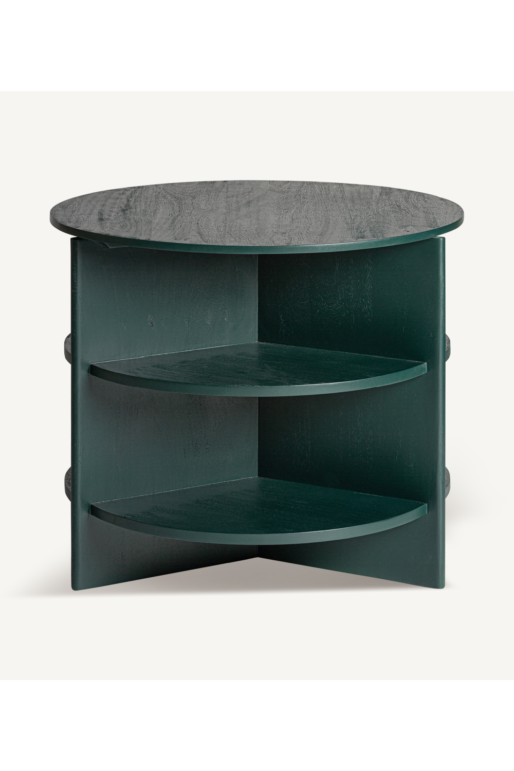 Green Wooden Shelf Side Table | Oroa.com