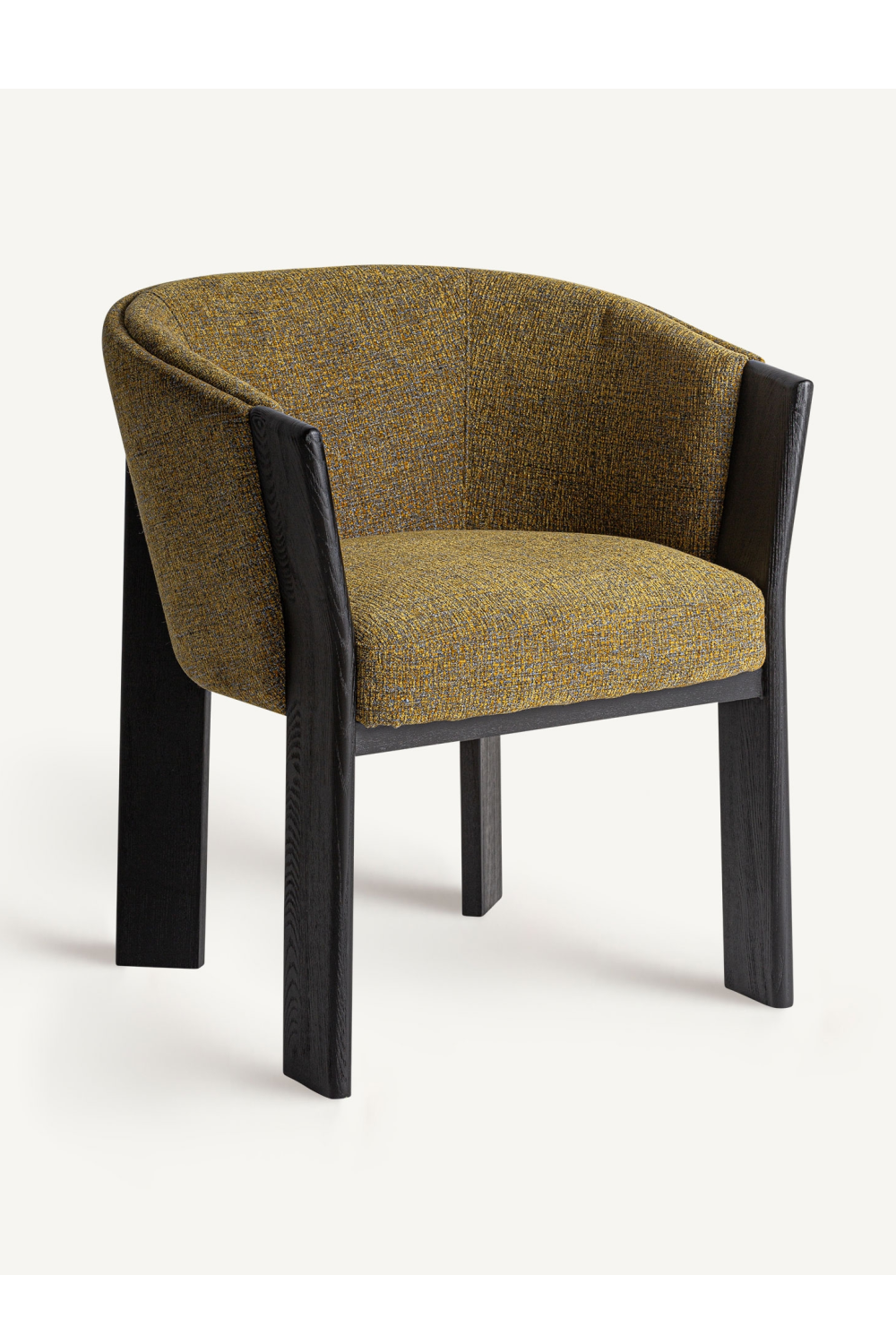 Black Oak Curve Dining Chair | Vical Home Nara | Oroa.com
