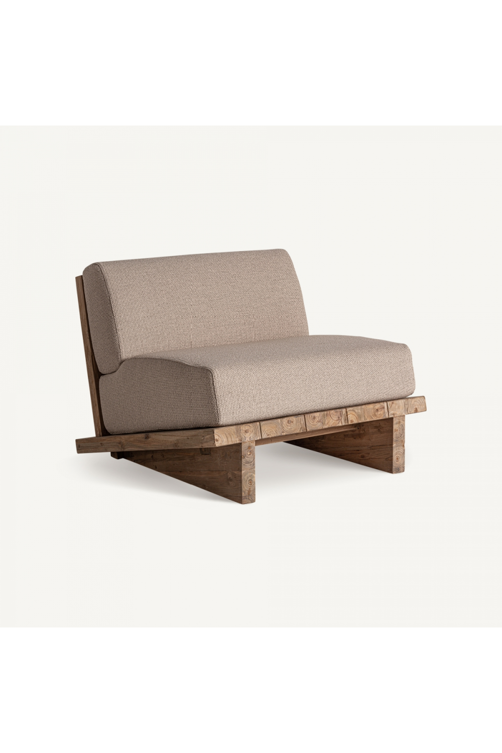 Teak Inclined Accent Chair | Vical Home Pure | Oroa.com