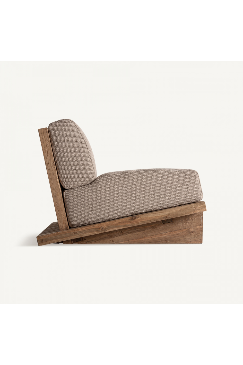 Teak Inclined Accent Chair | Vical Home Pure | Oroa.com
