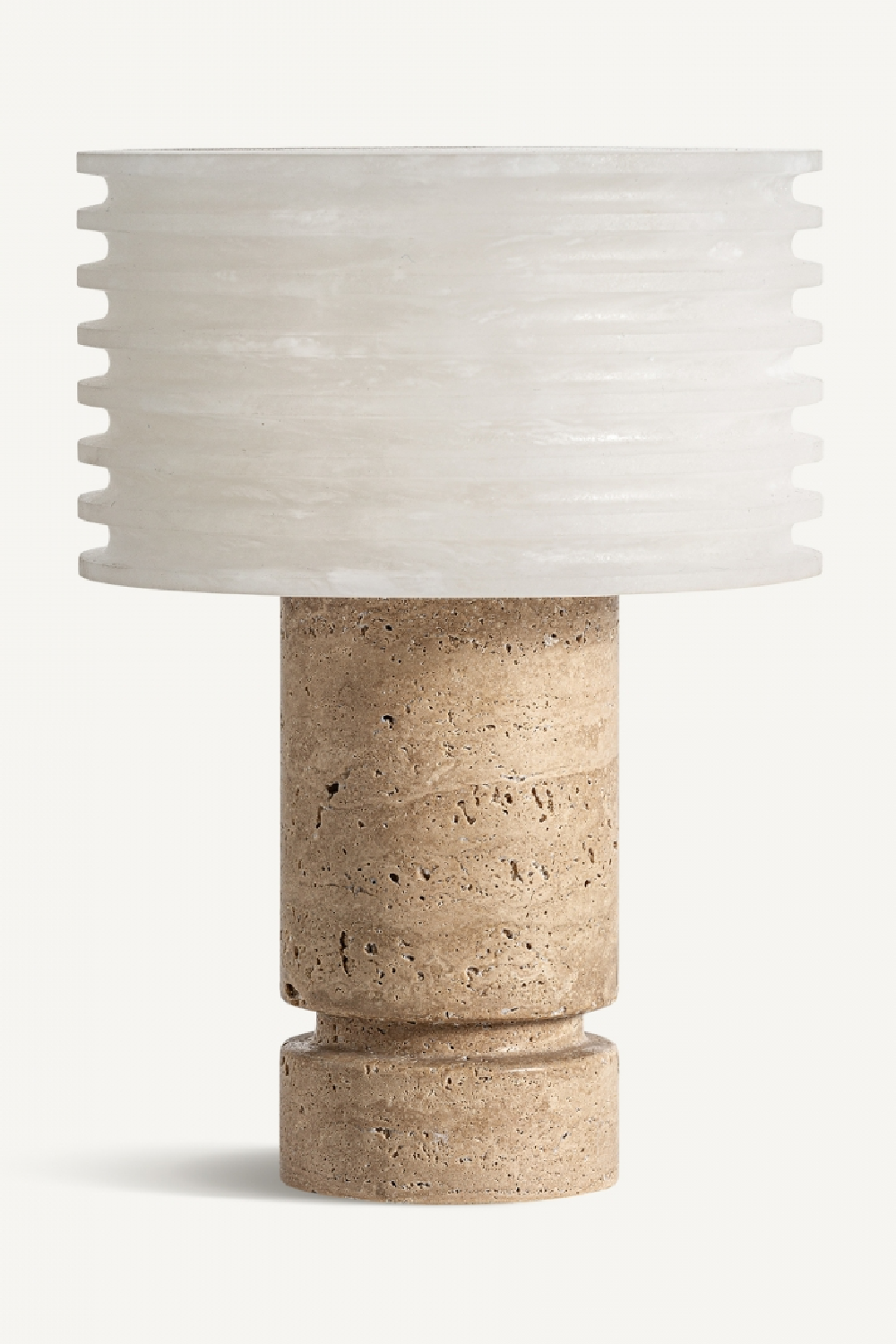 White Ceramic Table Lamp | Oroa.com
