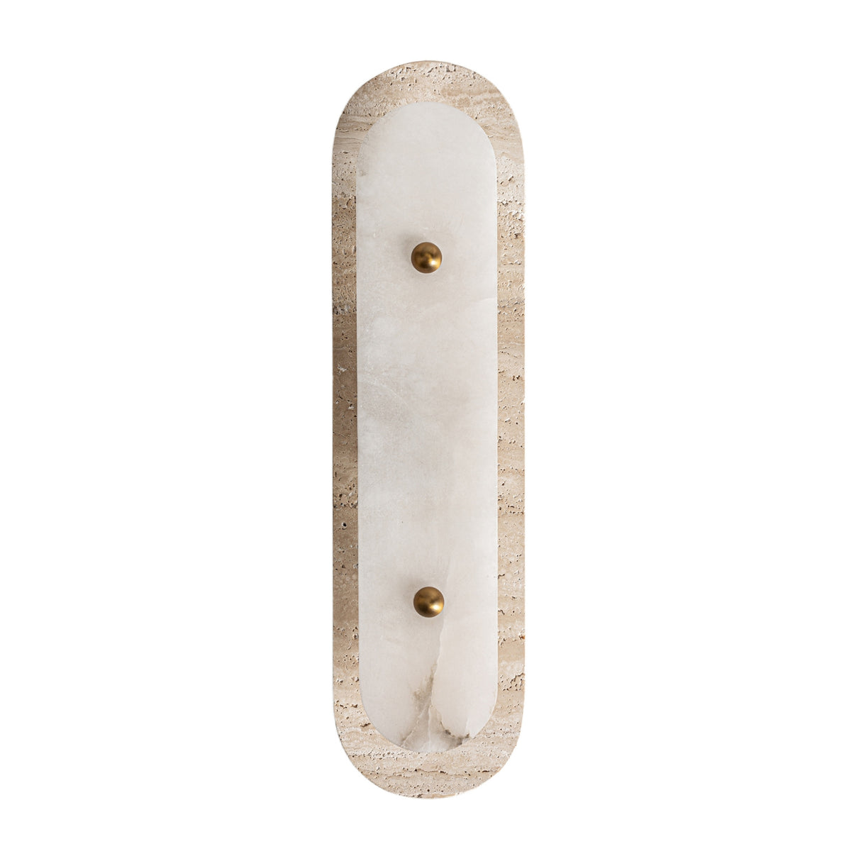 Elongated White Marble Wall Lamp | Oroa.com