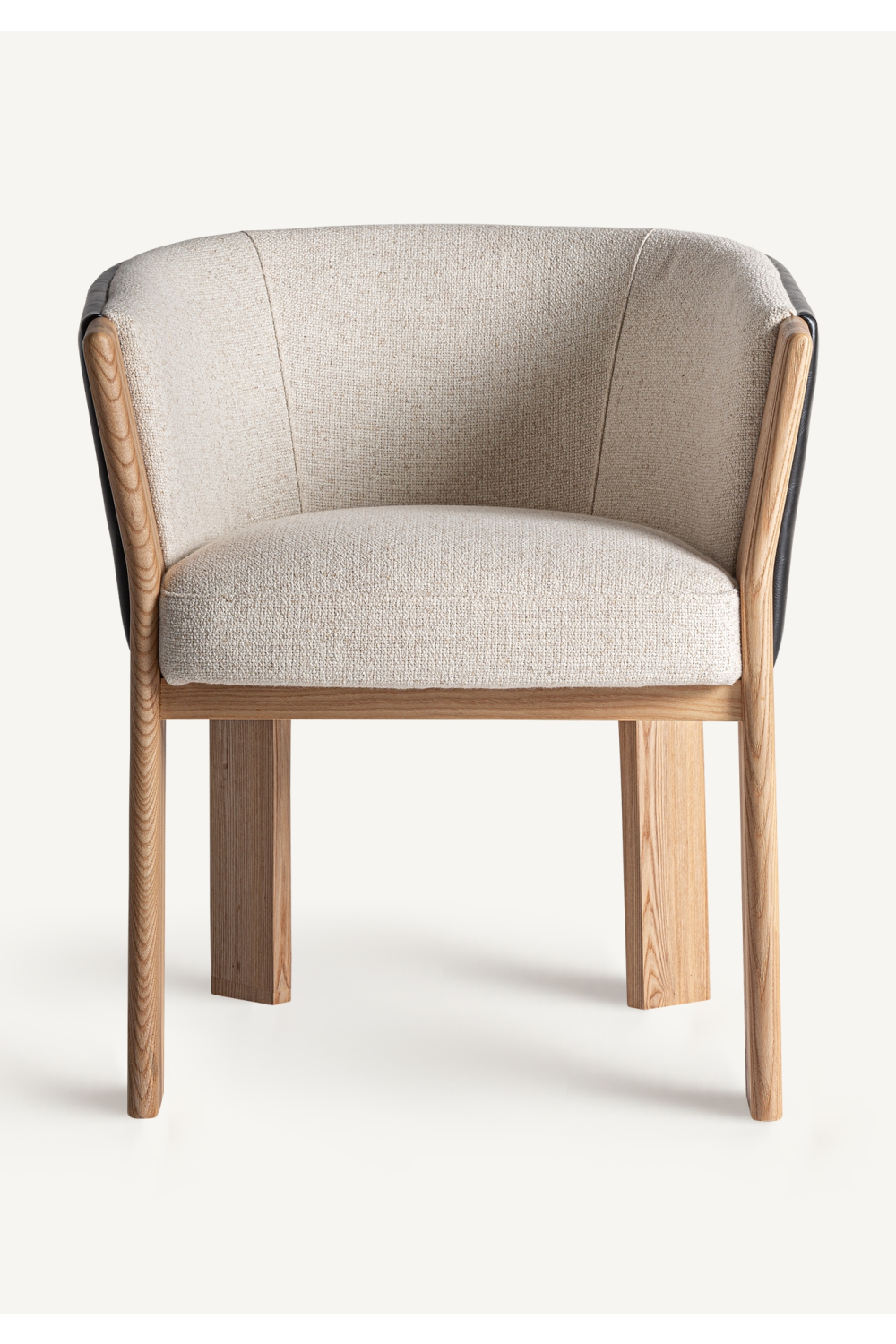 Leather Back Curve Dining Chair | Vical Home Nara | Oroa.com