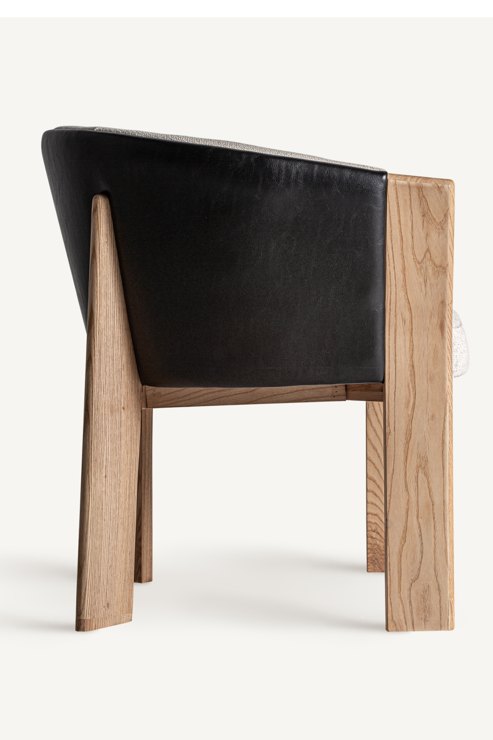 Leather Back Curve Dining Chair | Vical Home Nara | Oroa.com