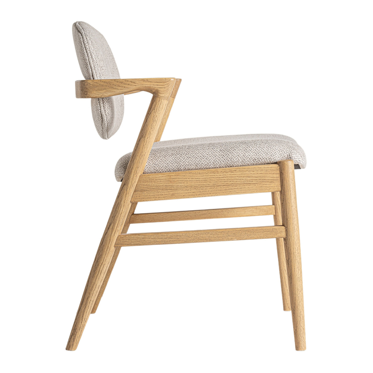 Modern European furniture - Cotton-Linen Blend Dining Chair - www.oroa.com | Oroa.com