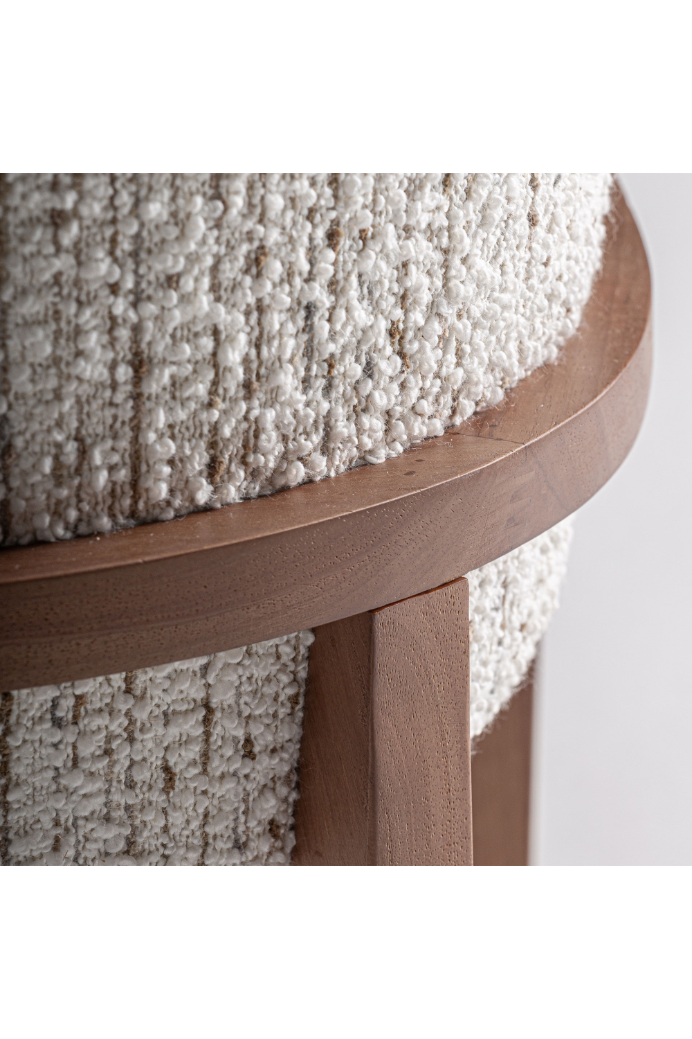 White Padded Dining Chair | Vical Home Erbach | Oroa.com