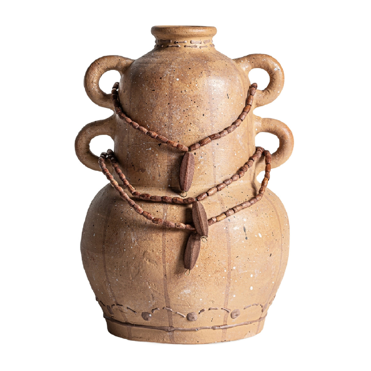 Brown Terracota Vase | Vical Home Adib